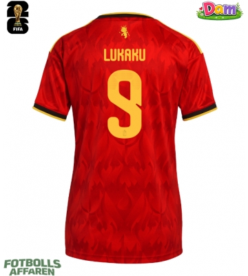 Belgien Romelu Lukaku #9 Hemmatröja Kvinnor VM 2026 Kortärmad